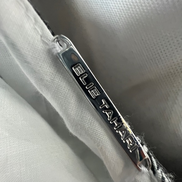 Ellie Tahari size 10 one should floor length dress with waist emphasis band. - Picture 4 of 5